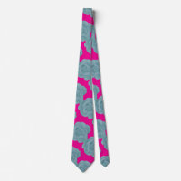Staubblau Hot Pink Blumenrose Vintage-Geschenk Gef