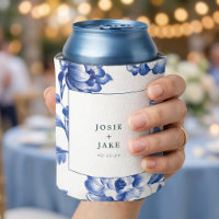 Staubblaue Chinoiserie Quadratische Hochzeit