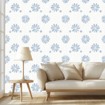 Staubblaue Gänseblümchen Vintage Blumen Weiches Mu