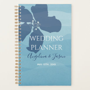 Staubblaue Hochzeit Planer