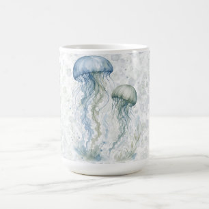 Staubblaue Qualle Jungen-Baby-Party Kaffeetasse