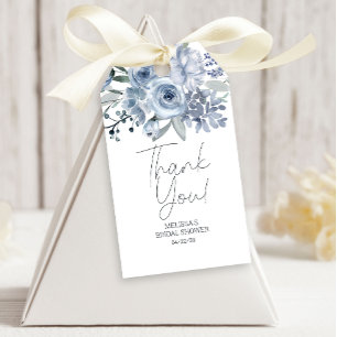 Staubblaue Rosen Blumen Braut Hochzeit Geschenkanhänger