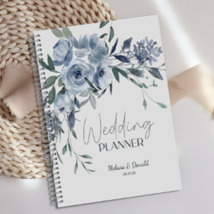 Staubblaue Rosen Blumen Hochzeit Planer