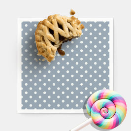 Staubblaue Tupfen-Party-Papier-Servietten Serviette