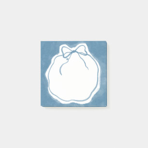 Staubblaue Wasserfarbe-Bogen-Kranz Post-it® Notizz Post-it Klebezettel