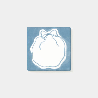 Staubblaue Wasserfarbe-Bogen-Kranz Post-it® Notizz Post-it Klebezettel