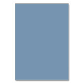 Staubblaue Wildblumen-Hochzeitstisch-Nummer Tischnummer (Rückseite)