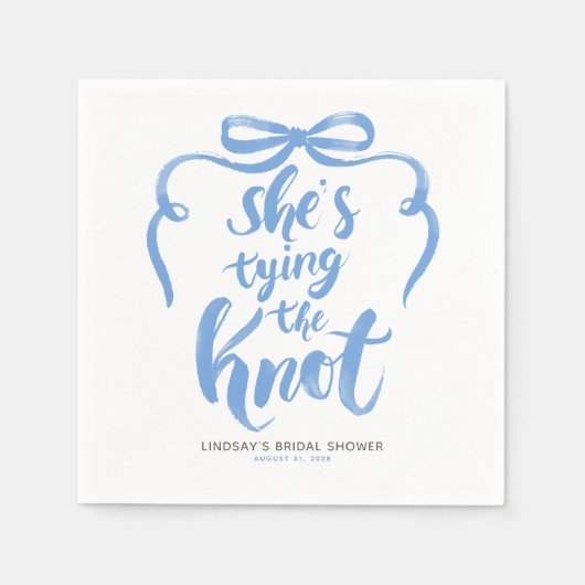 Staubblauer Bogen - Sie heiratet - Brautbad Serviette (Vorderseite)
