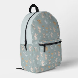 Staubblauer Sphynx-Katzen-Muster-Kinder-Rucksack m Bedruckter Rucksack