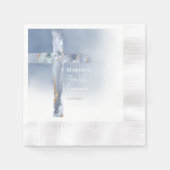 staubblaues Age durch Erste Kommune Serviette (Vorderseite)