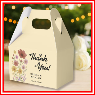 Staubblaues Blumenmuster   Geschenkbox für die Hoc Geschenkschachtel