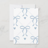 Staubblaues "Future Mrs." Brautbad Danke schön (Rückseite)