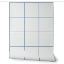 Staubblaues Oversized-Gitter-Karo