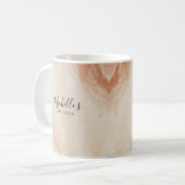Staubbraunes Puder Chic Kaffeetasse (Vorderseite Links)