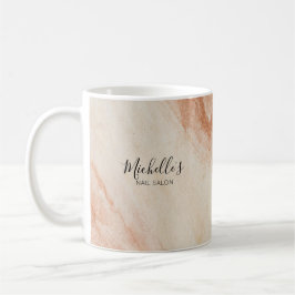 Staubbraunes Puder Chic Kaffeetasse