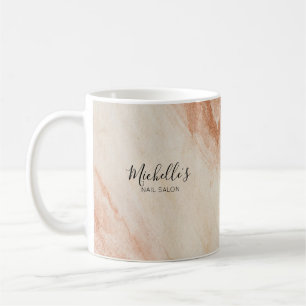 Staubbraunes Puder Chic Kaffeetasse