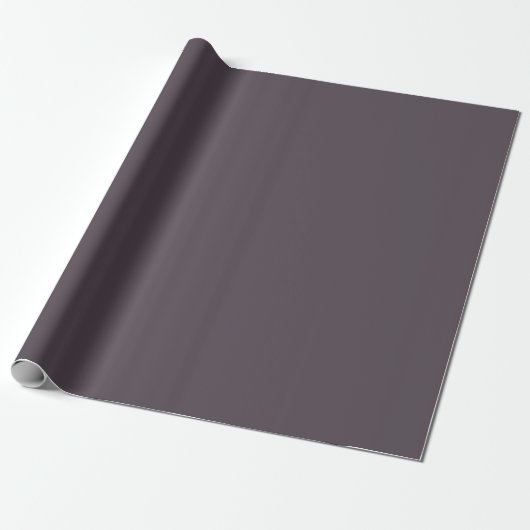 Staubfarbenes Mitternachtlila Geschenkpapier (Ungerollt)