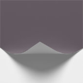 Staubfarbenes Mitternachtlila Geschenkpapier (Ecke)