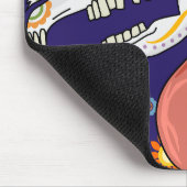 Staubfessel-resistentes Einhorn-Skelettdesign Mousepad (Ecke)