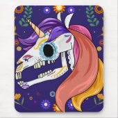 Staubfessel-resistentes Einhorn-Skelettdesign Mousepad (Vorne)