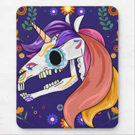 Staubfessel-resistentes Einhorn-Skelettdesign Mousepad