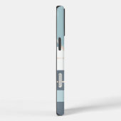 staubgrüner Marmor personalisierbarer Name Case-Mate iPhone Hülle (Rückseite / Rechts)