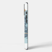 staubgrüner Marmor personalisierbarer Name Case-Mate iPhone Hülle (Rückseite / Links)