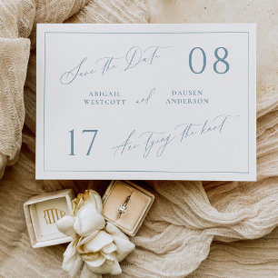 Staubige Cottage-Hochzeit - Save-the-Date-Ankündig Save The Date