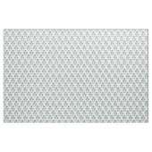 Staubige Jeans und Pfirsich-Küstenbotanik Stoff (Yard (91,4 cm))
