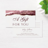 staubige Rose Agate Gift Card (Schreibtisch)
