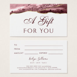 staubige Rose Agate Gift Card