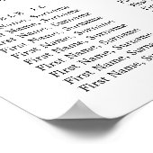 staubige Rose Blume Aquarellfarben Hochzeitskarte Poster (Ecke)