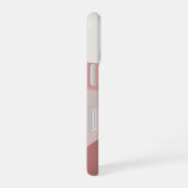 Staubige Rose Boho-Farbfluss-Monogramm iPhone 16 Hülle (Rechte Seite)