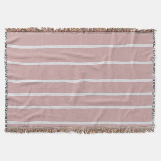 Staubige Rose Decke (Vorderseite)