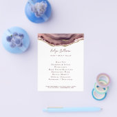 staubige Rose gegen Flyer (Einzeln)