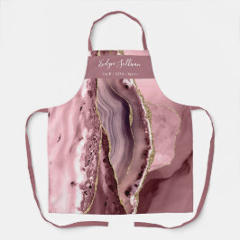 staubige Rose gegen Schönheit berufliche Schürze