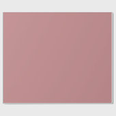 Staubige Rose Geschenkpapier (Flach)