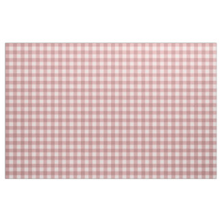 staubige Rose karierte Gingham-Ästhetik Stoff