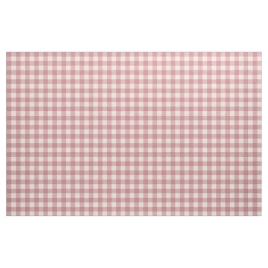 staubige Rose karierte Gingham-Ästhetik Stoff (Yard (91,4 cm))