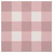 staubige Rose karierte Gingham-Ästhetik Stoff (Nahaufnahme)