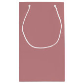 Staubige Rose Kleine Geschenktüte (Rückseite)