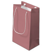 Staubige Rose Kleine Geschenktüte (Rückseite Schrägansicht)