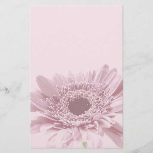 Staubige Rose mit Blumen-Briefpapier Briefpapier (Vorderseite)