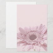 Staubige Rose mit Blumen-Briefpapier Briefpapier (Vorne/Hinten)