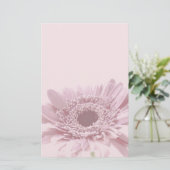 Staubige Rose mit Blumen-Briefpapier Briefpapier (Stehend Vorderseite)