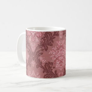 Staubige Rose Sanftes Rosa Burgund Elegantes Damas Kaffeetasse