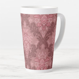 Staubige Rose Sanftes Rosa Burgund Elegantes Damas Milchtasse
