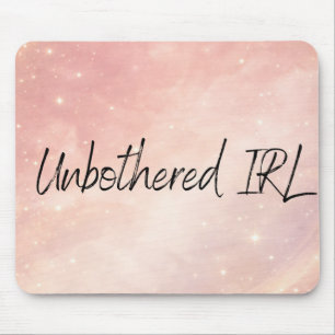 Staubige Rose und Mondmilch AI-Kunst Mousepad