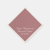 staubige Rose Vollfarbservietten Serviette (Ecke)