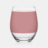 Staubige Rose Weinglas Ohne Stiel (Links)
